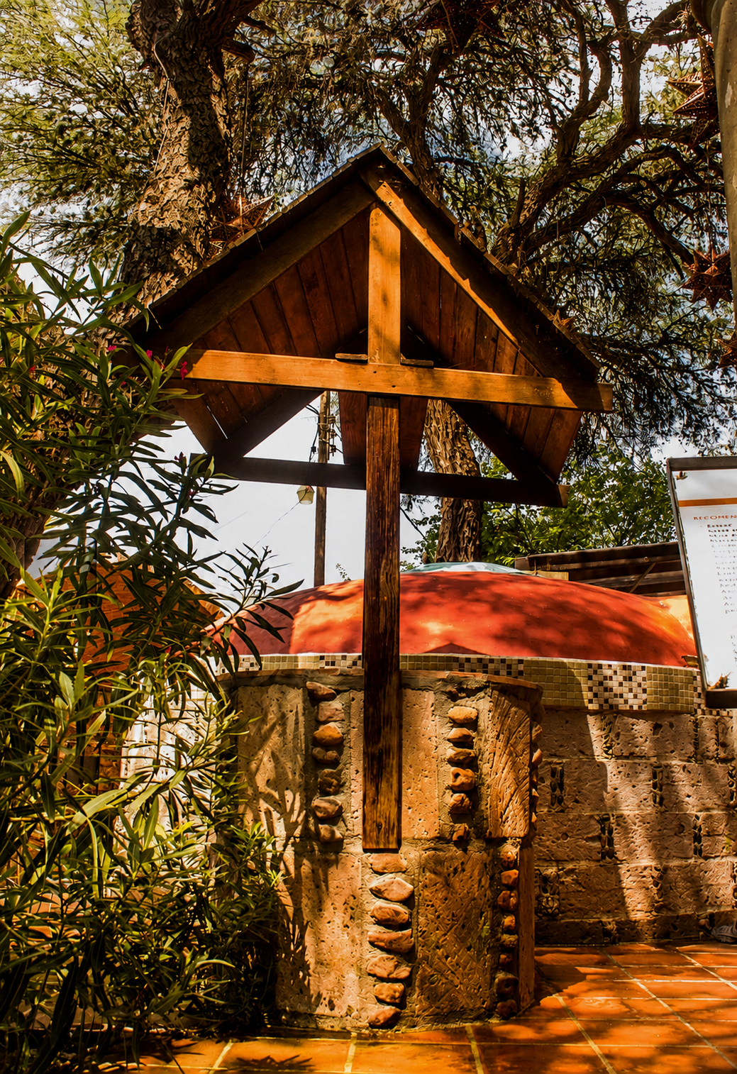 The grotto pool at La Gruta Spa