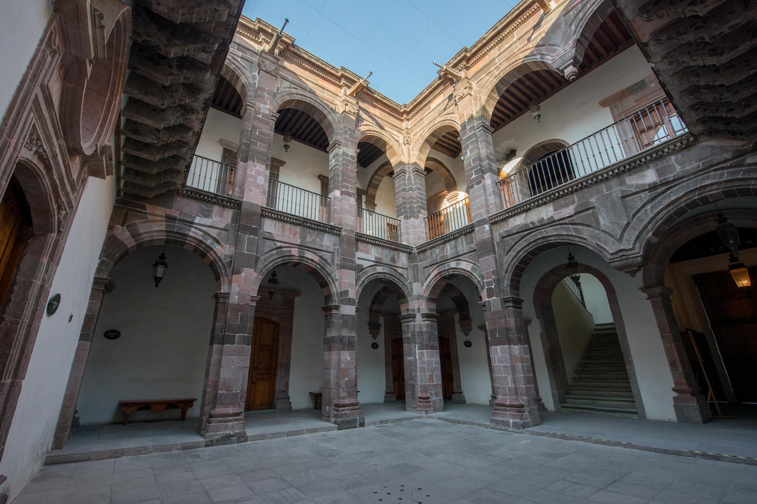 Colonial courtyard of the Historic Museum of San Miguel de Allende